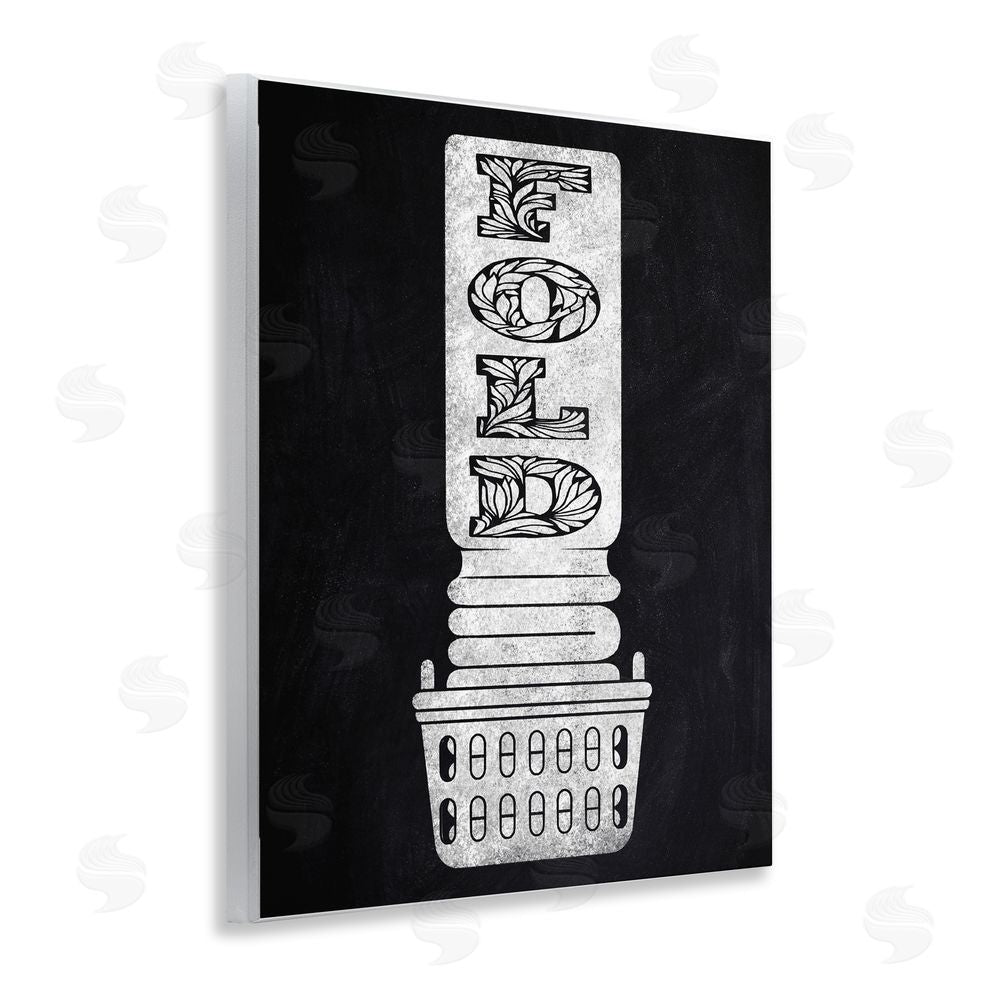 Marcus Prime Laundry Fold Ornate Letters Wooden Wall Plaque Art Print