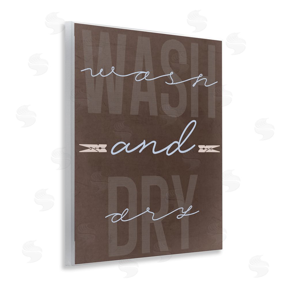 Marcus Prime Wash And Dry Brown Wooden Wall Plaque Art Print