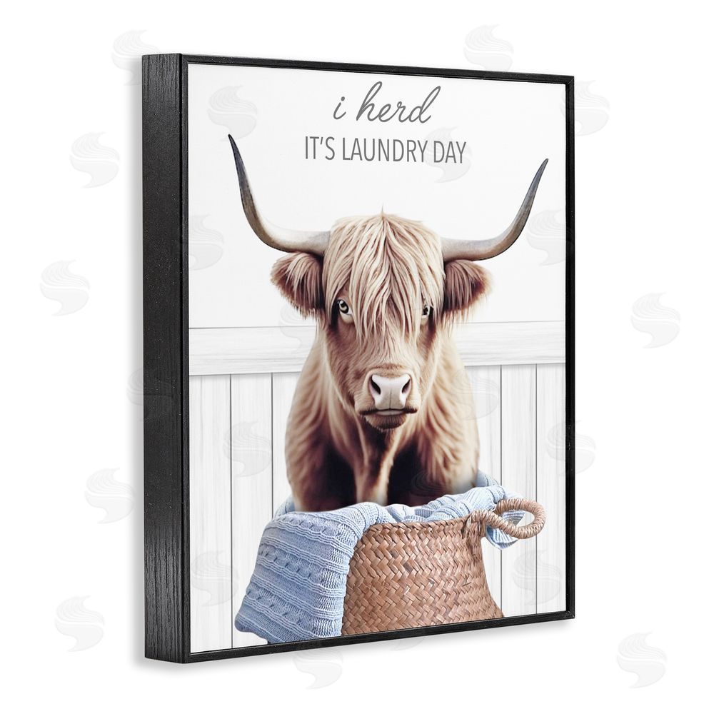 Marcus Prime Herd It's Laundry Day Black Framed Giclee Print Wall Art