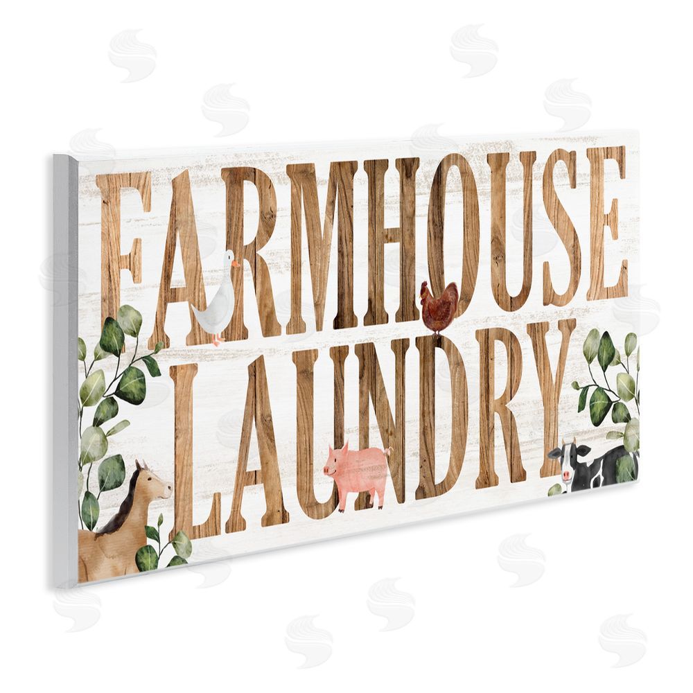Kim Allen Rustic Farmhouse Laundry Wooden Wall Plaque Art Print