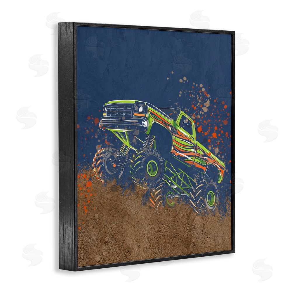 Kim Allen My Jam Truck Adventure Black Framed Giclee Print Wall Art