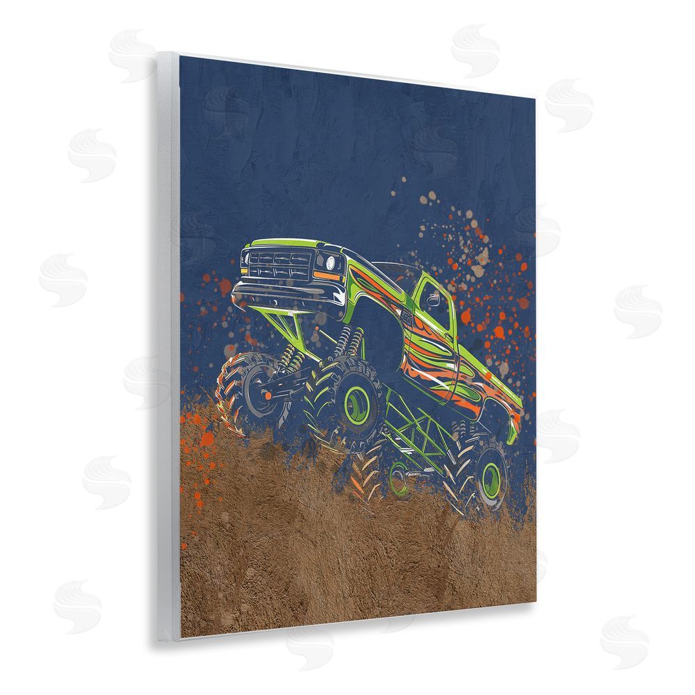 Kim Allen My Jam Truck Adventure Wooden Wall Plaque Art Print