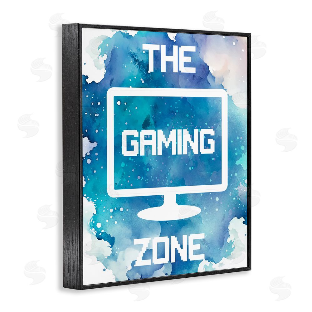 Marcus Prime Gaming Zone Moniter Black Framed Giclee Print Wall Art