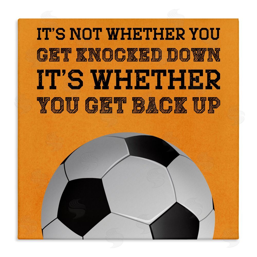 Marcus Prime Whether You Get Back Up Stretched Canvas Wall Art Print