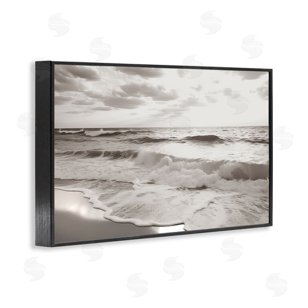Decent Exposures Beach View Reverie Black Framed Giclee Print Wall Art