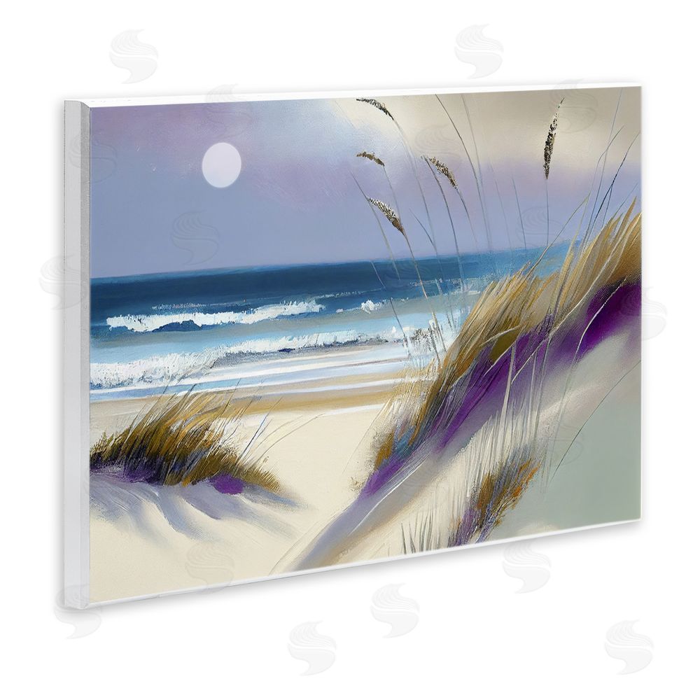 Sasha Beach Dunes Serenity Wooden Wall Plaque Art Print