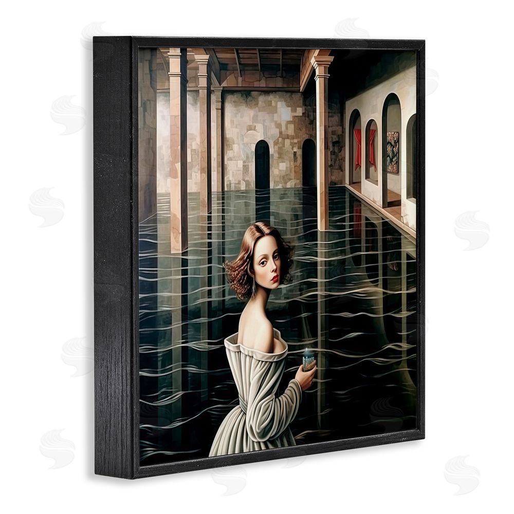 Sasha Portal Of Reflections Black Framed Giclee Print Wall Art