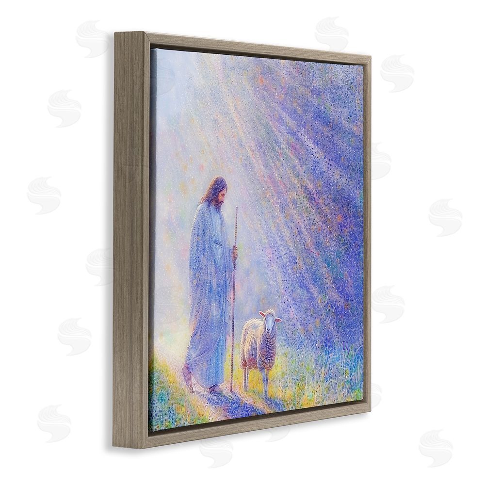 Ivan Guaderrama Guiding Light Shepherd Brown Floating Frame Canvas Wall Art Print
