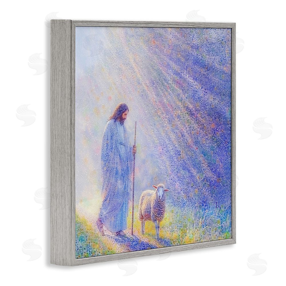 Ivan Guaderrama Guiding Light Shepherd Gray Framed Giclee Print Wall Art