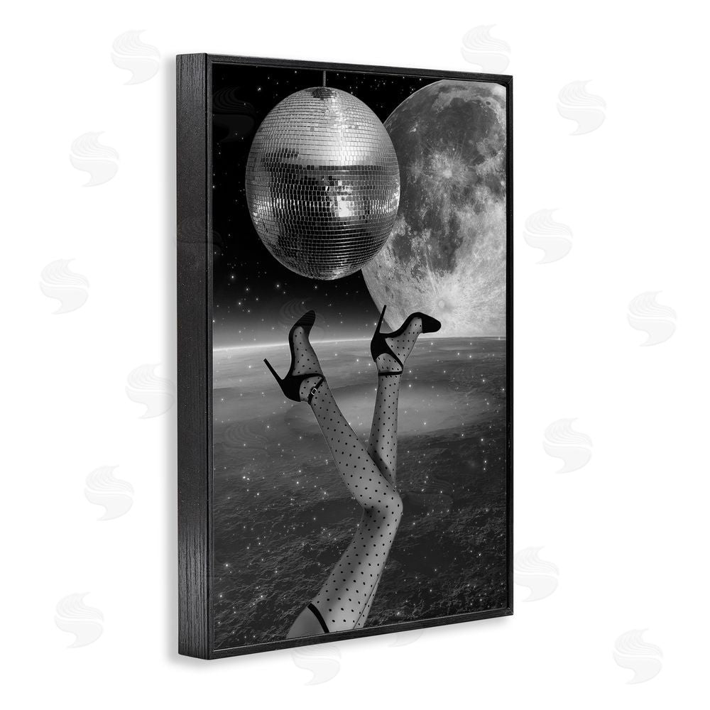 Elo Marc Hangin' Over Disco & Planet Black Framed Giclee Print Wall Art