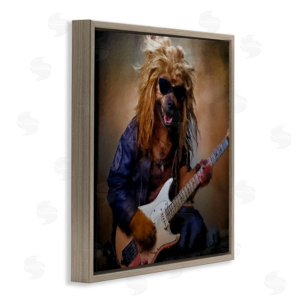 Sean Parnell Musician Canine Clark Brown Floating Frame Canvas Wall Art Print