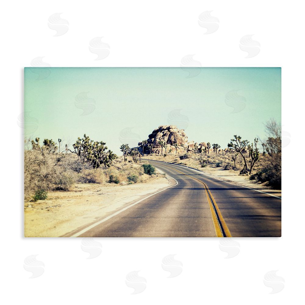 Joseph S Giacalone Road Trip Joshua Tree Park Stretched Canvas Wall Art Print