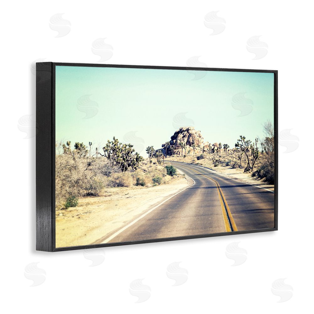 Joseph S Giacalone Road Trip Joshua Tree Park Black Framed Giclee Print Wall Art