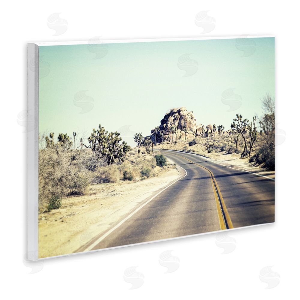 Joseph S Giacalone Road Trip Joshua Tree Park Wooden Wall Plaque Art Print