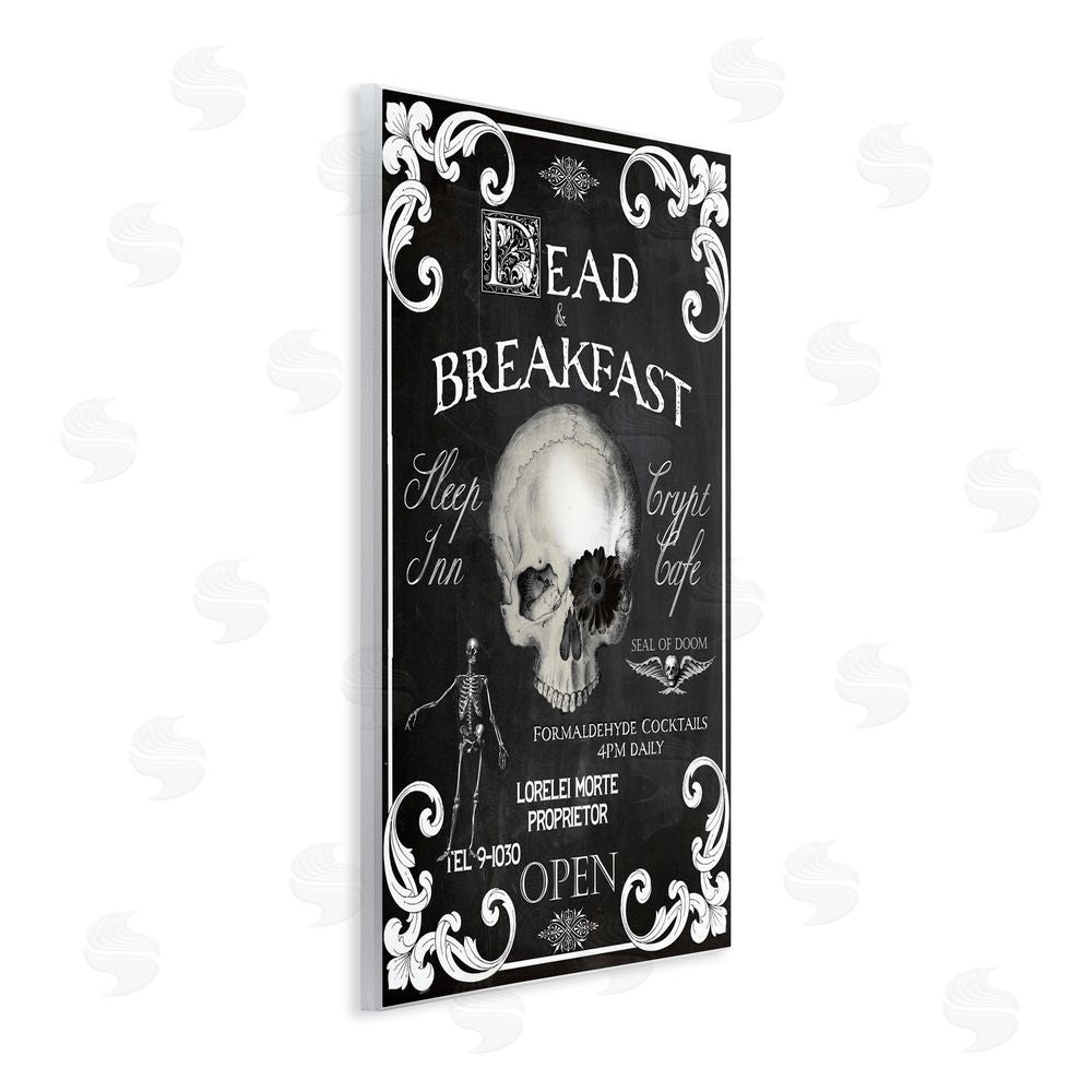 Sasha Dead & Breakfast Spooky Skull Wall Plaque Art Print
