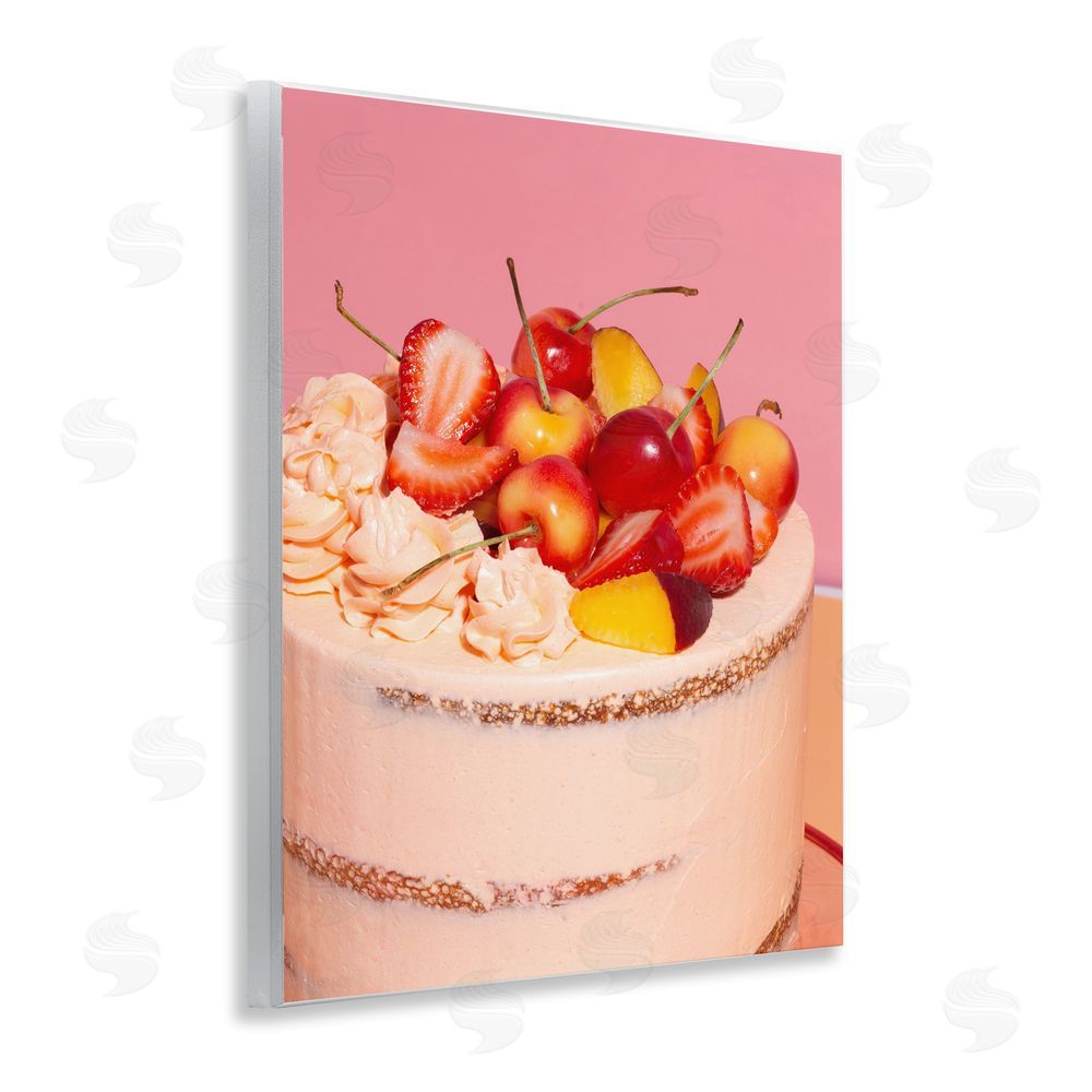 LISH Creative Strawberry Fruit Cake Wall Plaque Art Print