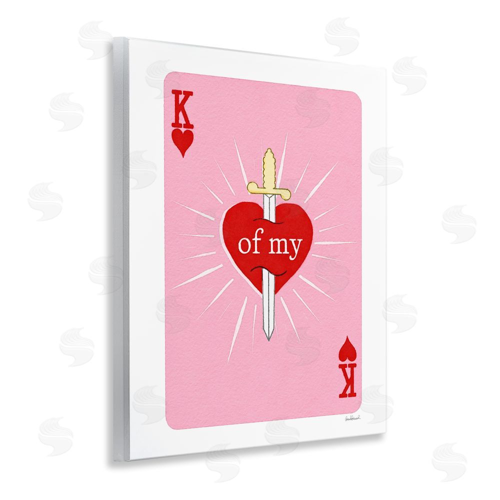 Amanda Greenwood King Of My Heart Sword Wooden Wall Plaque Art Print