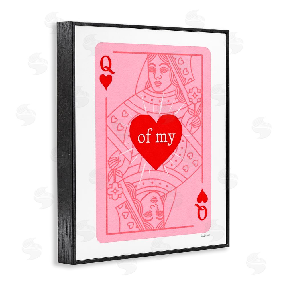Amanda Greenwood Queen Of My Heart Black Framed Giclee Print Wall Art