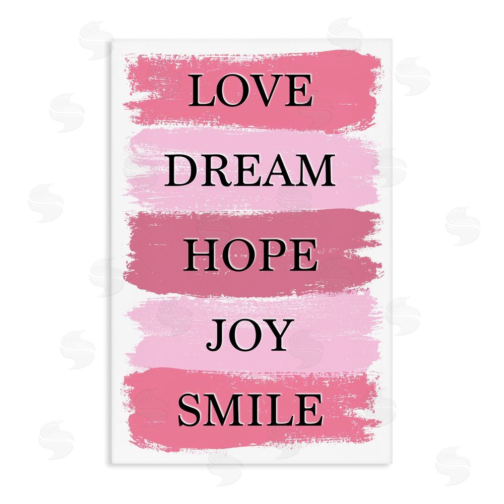 Martina Pavlova Love Dream Hope Joy Smile Stretched Canvas Wall Art Print