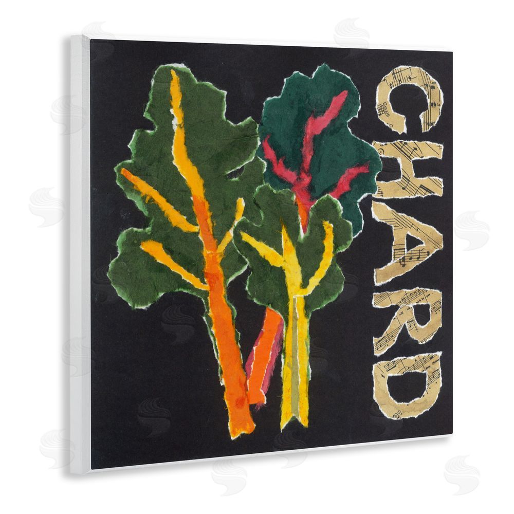 Nancy Overton Chard Leafy Vegetable Wall Plaque Art Print