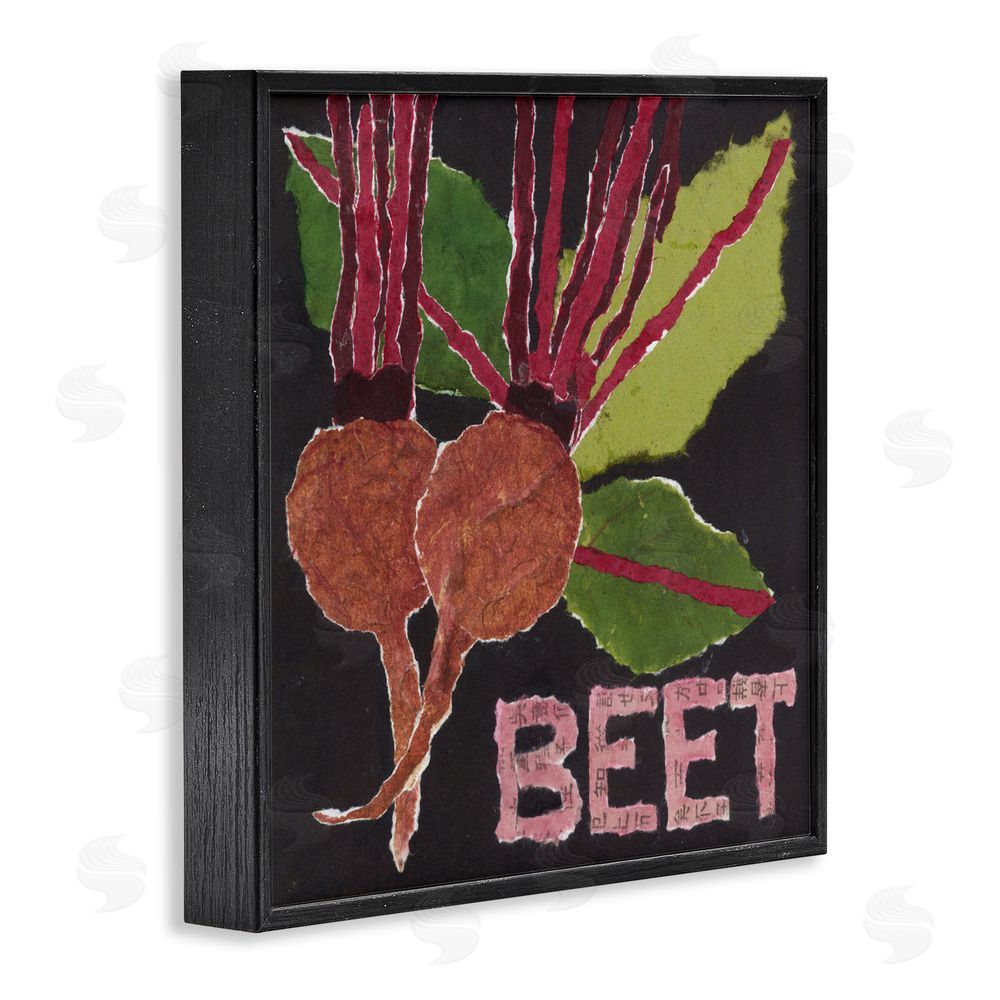 Nancy Overton Beets Root Vegetable Black Framed Giclee Wall Art Print