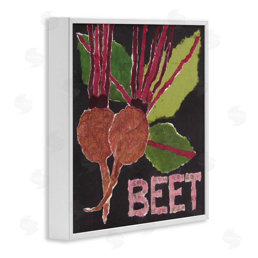Nancy Overton Beets Root Vegetable White Framed Giclee Wall Art Print