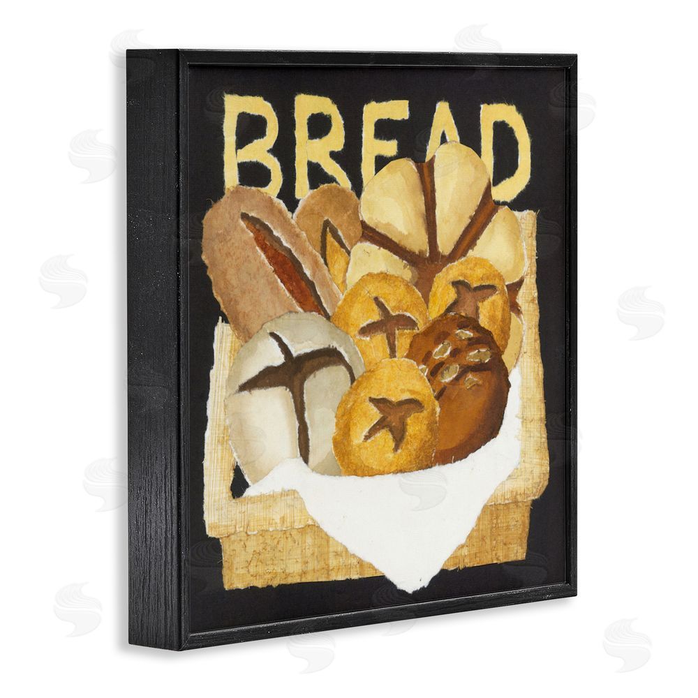 Nancy Overton Bread Assorted Box Black Framed Giclee Wall Art Print