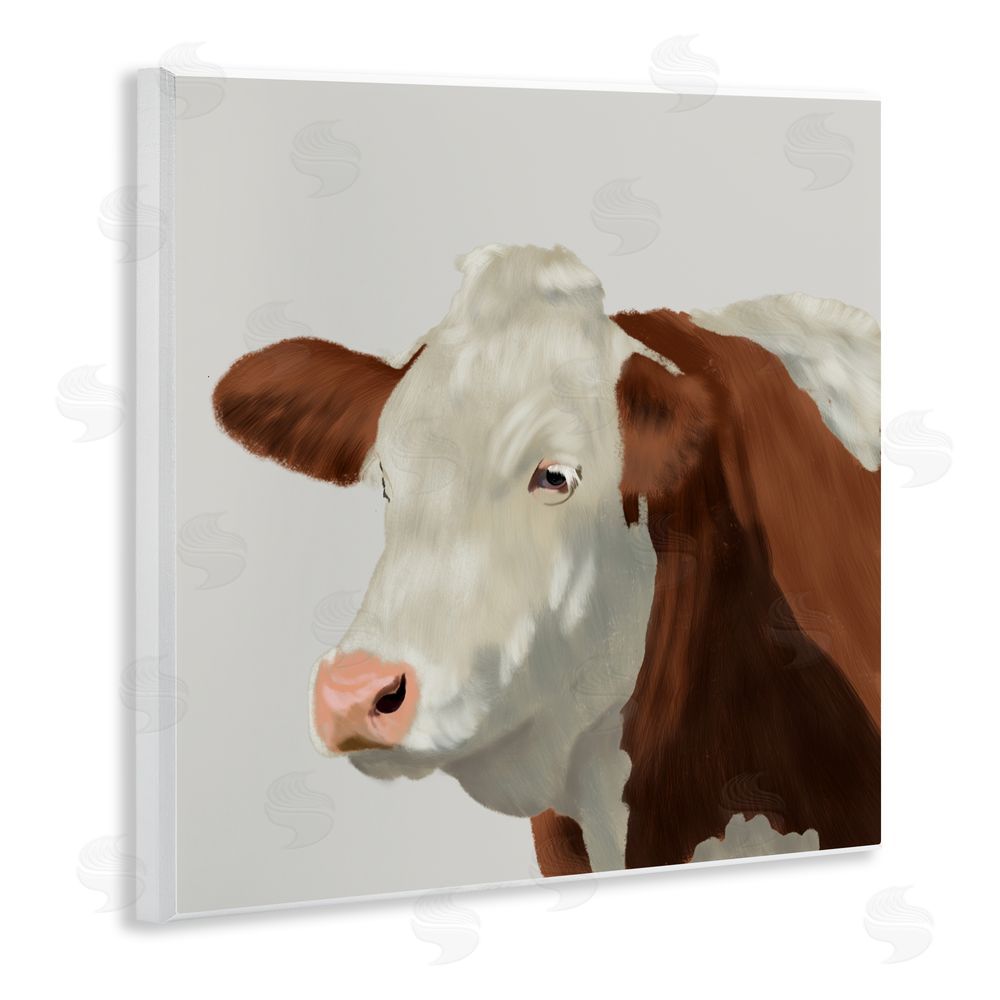 Marcus Prime Farm Friend Cow Portrait Wall Plaque Art Print