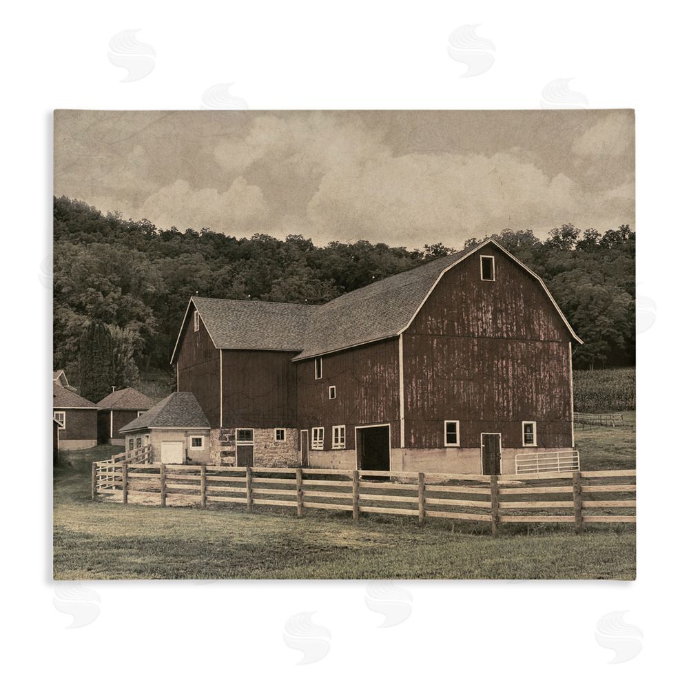 Marcus Prime Tender Living Space Barn Stretched Canvas Wall Art Print