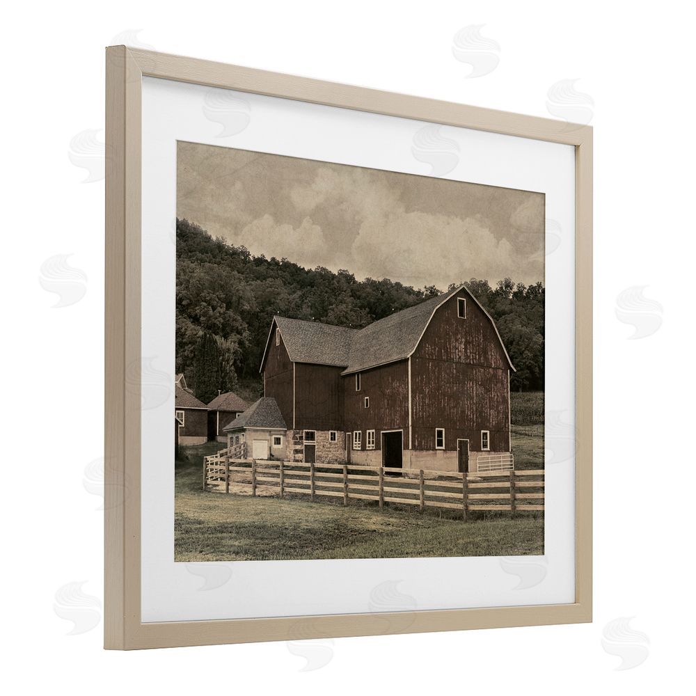 Marcus Prime Tender Living Space Barn Birch Framed Print Under Glass Wall Art