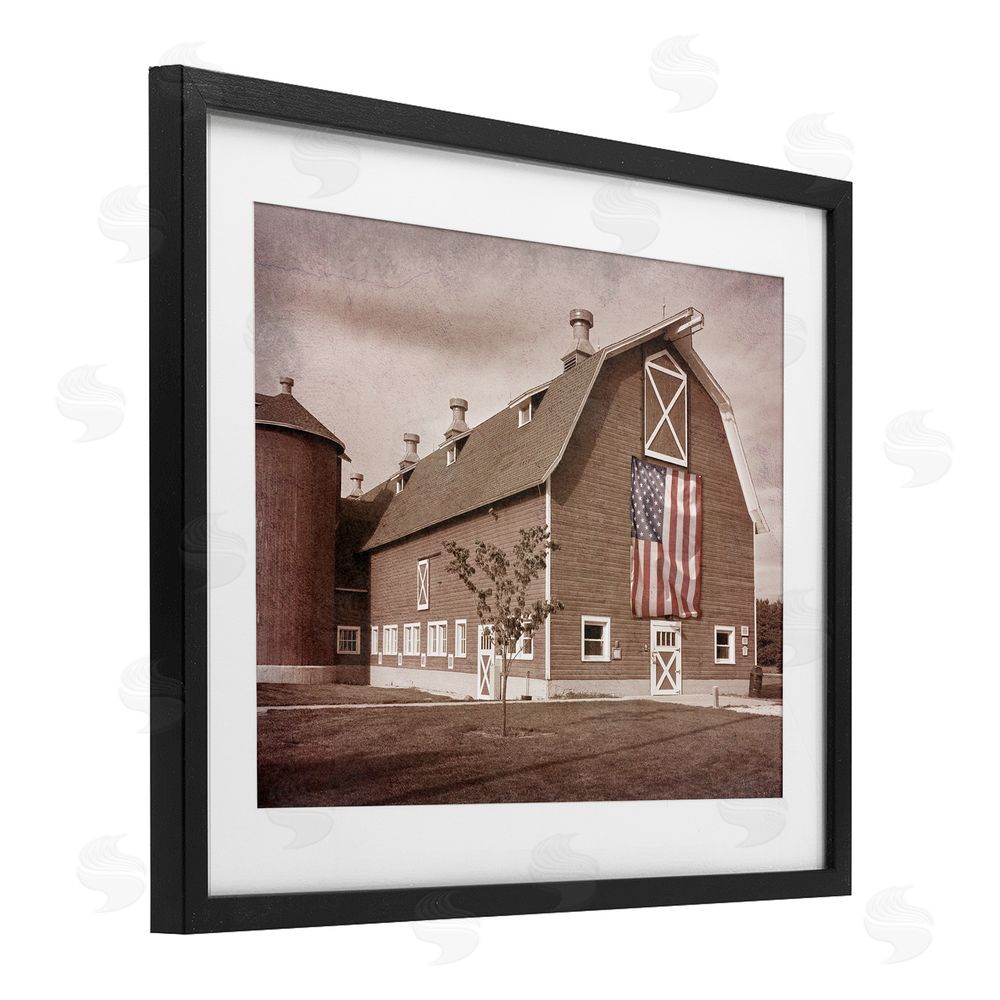Marcus Prime Rural America Barn Black Framed Print Under Glass Wall Art