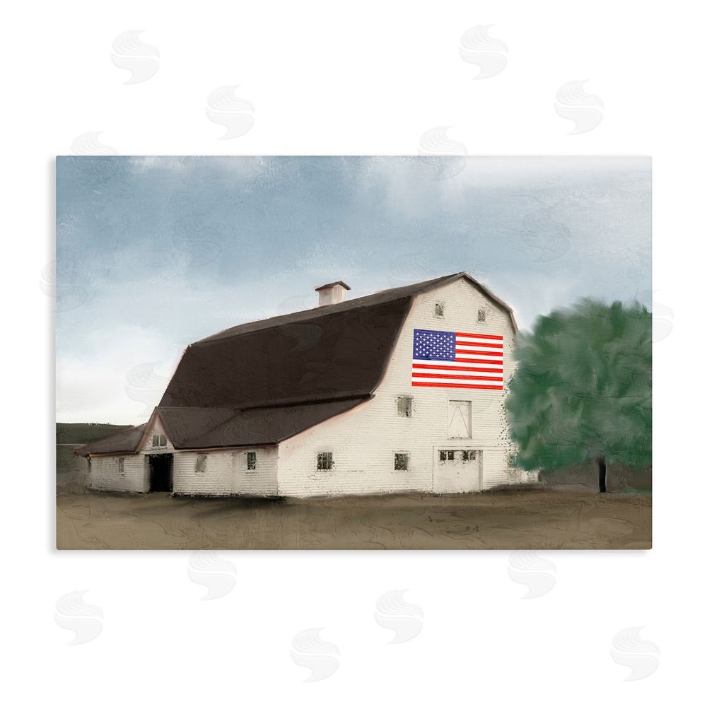 Kim Allen American Barn Dreams Stretched Canvas Wall Art