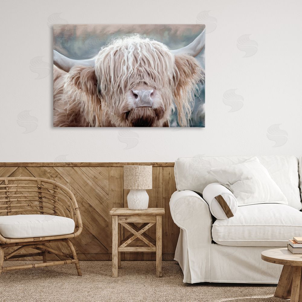 Kim Allen In the Highlands Photograph Canvas Wall Art Print in Room