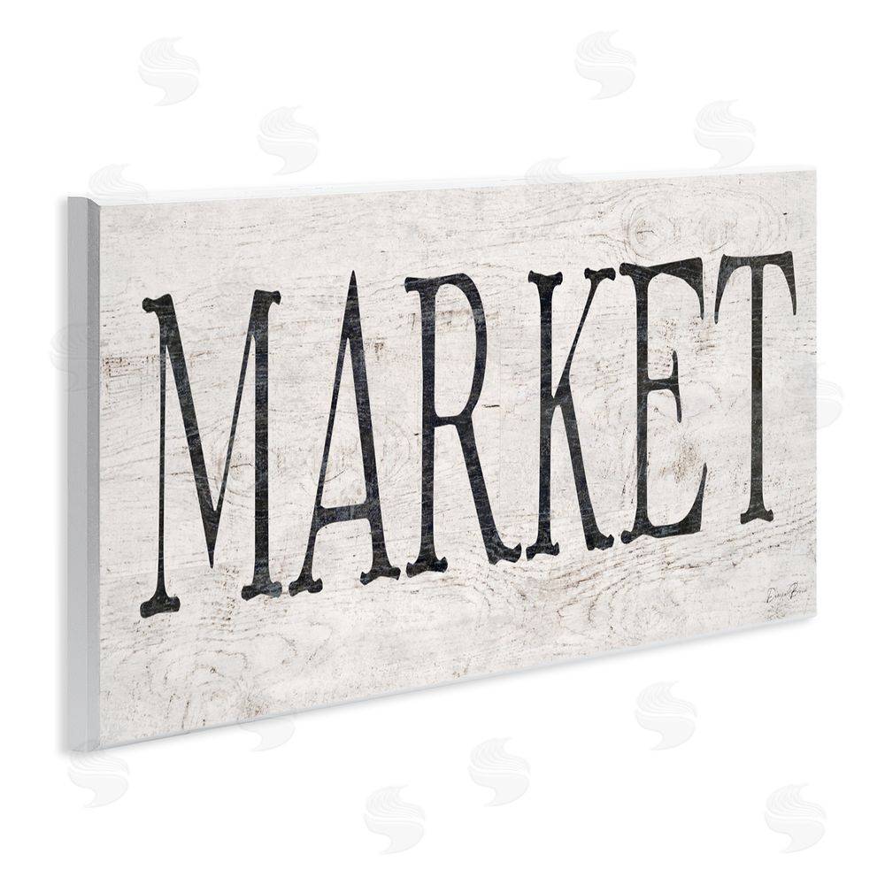 Denise Brown Market Farmhouse Text Wall Plaque Art Print