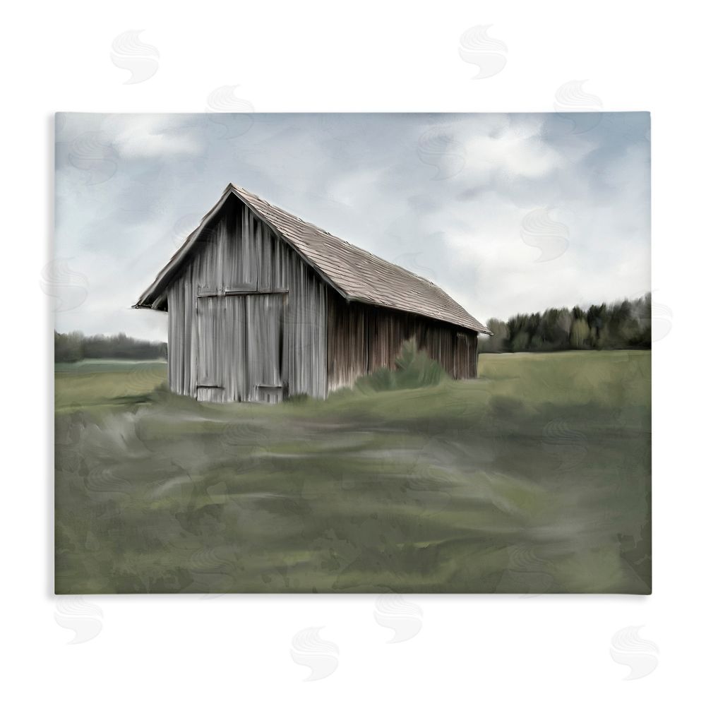 Kim Allen Farm's Back Pasture Stretched Canvas Wall Art Print