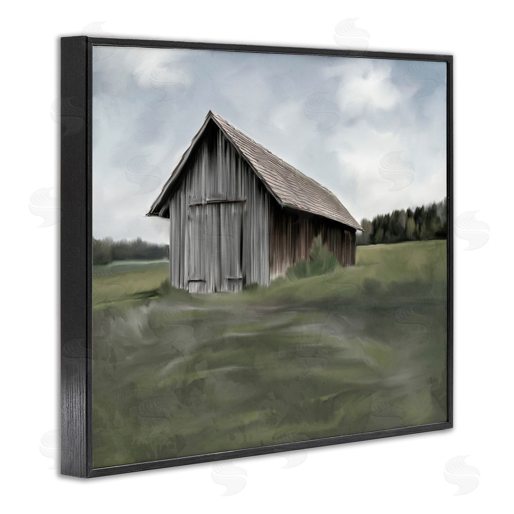 Kim Allen Farm's Back Pasture Black Framed Giclee Wall Art Print