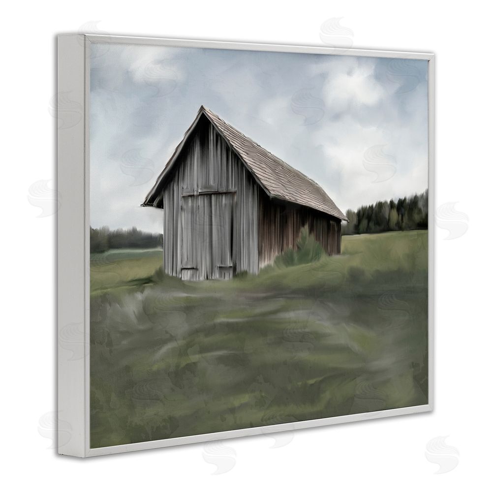 Kim Allen Farm's Back Pasture White Framed Giclee Wall Art Print