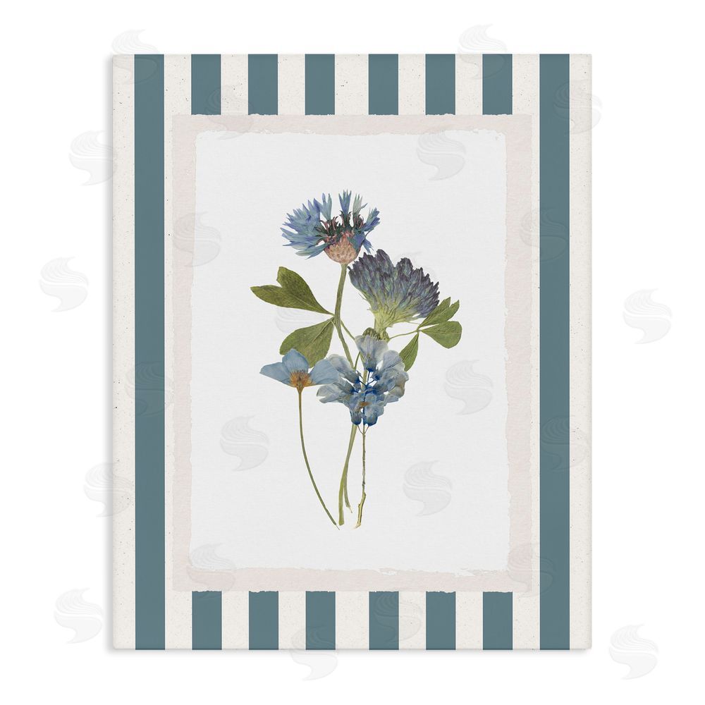 Val Rhodes Summer Memories Flowers Stretched Canvas Wall Art Print