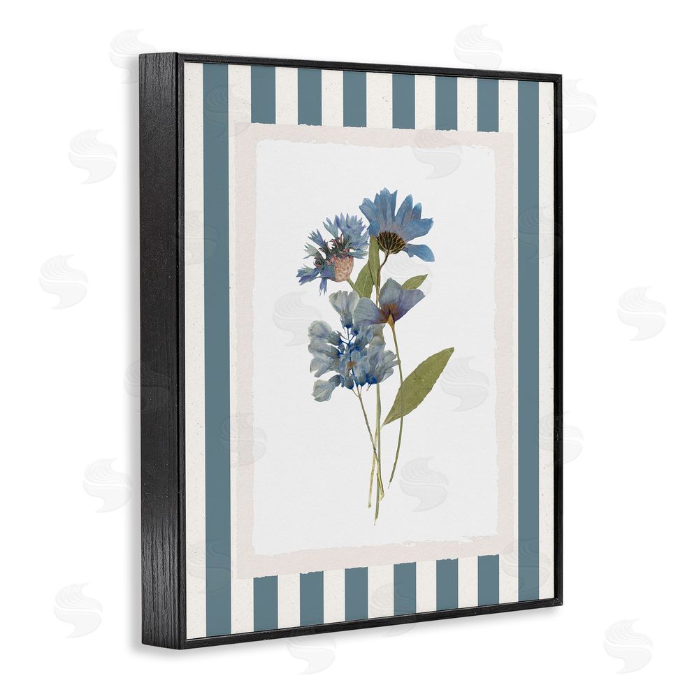 Val Rhodes Summer Memories Florals Black Framed Giclee Wall Art Print