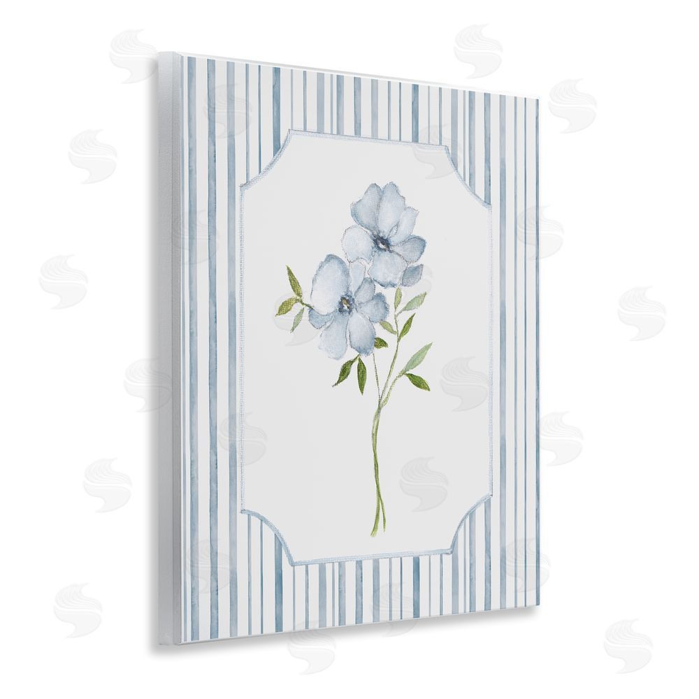 Tava Studios Blooms And Stripes Wall Plaque Art Print