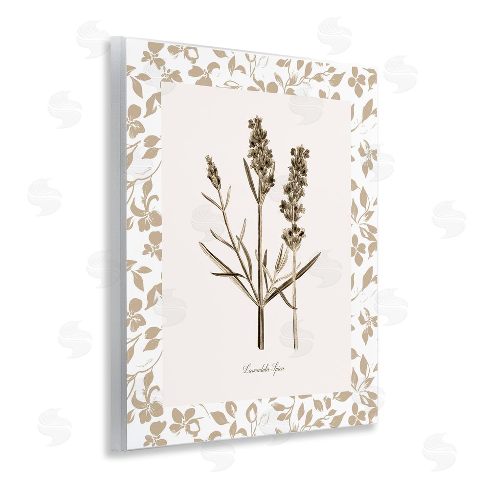 Kelly Donovan Neutral Imperial Herb Study Wall Plaque Art Print