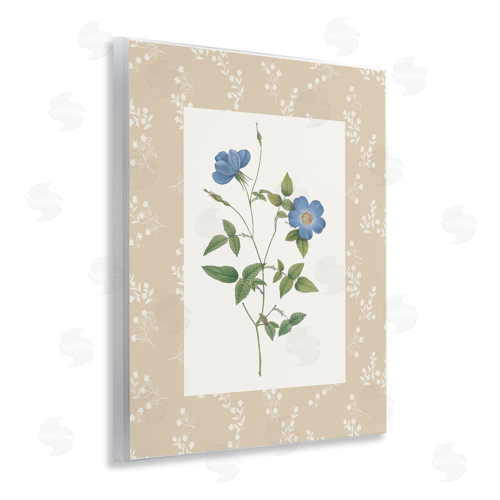 Val Rhodes Vintage Botanical Plate Wall Plaque Art Print