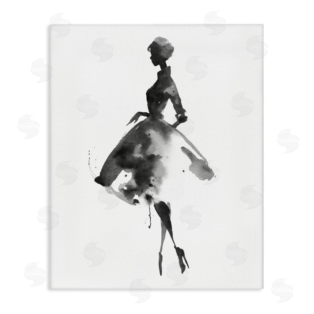 Svetlana Aleynikova Whispers Of Glamour Silhouette Canvas Wall Art Print