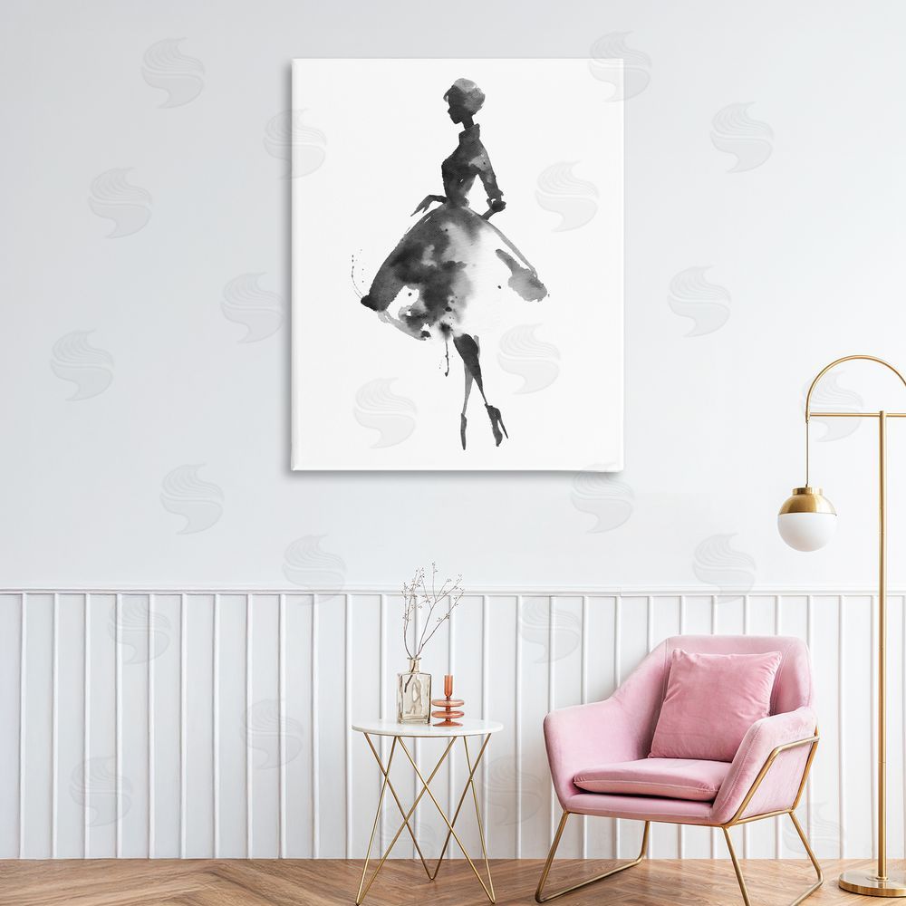 Svetlana Aleynikova Whispers Of Glamour Silhouette Canvas Art on Wall