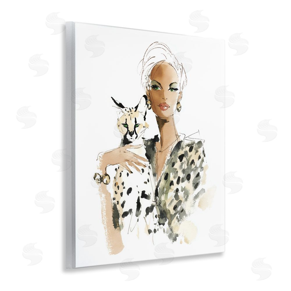 Svetlana Aleynikova Fashion Hunt Elegant Woman Wall Plaque Art Print