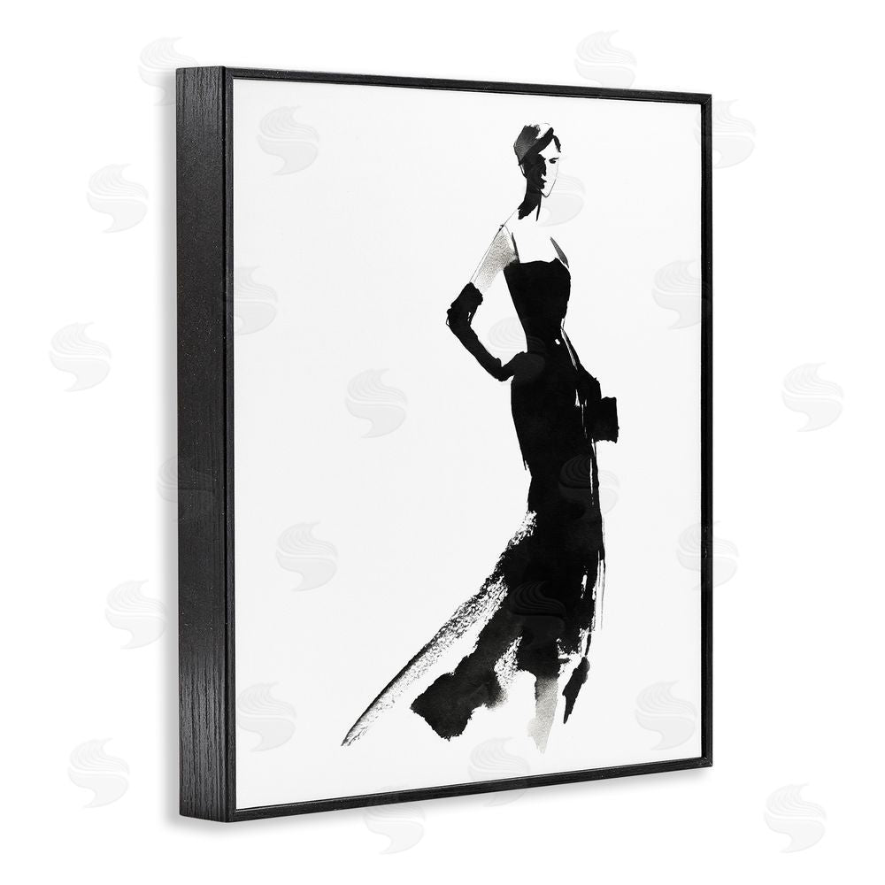 Svetlana Aleynikova Runway Reverie Fashion Model Black Framed Giclee Wall Art Print