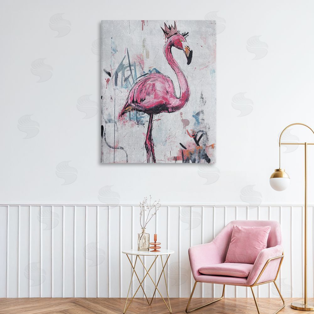 Svetlana Aleynikova Urban Feather Glow Stretched Canvas Wall Art in Room