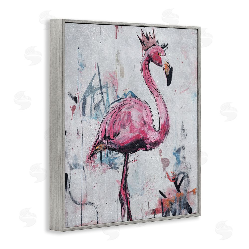 Svetlana Aleynikova Urban Feather Glow Gray Framed Giclee Wall Art Print