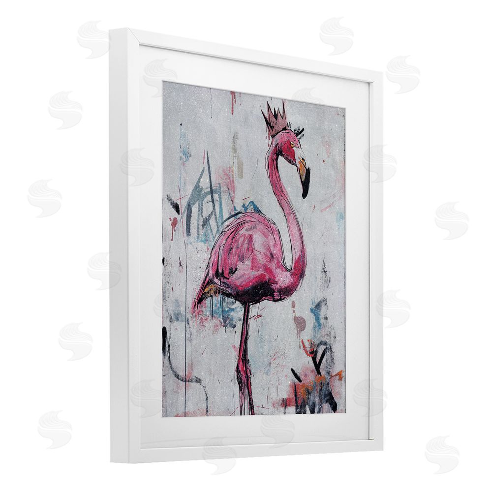 Svetlana Aleynikova Urban Feather Glow White Framed Print Under Glass Wall Art