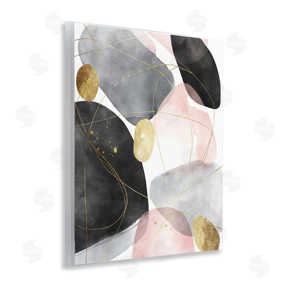 Svetlana Aleynikova Gilded Echoes Shapes Wall Plaque Art Print
